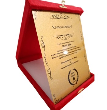 copy of Coffre trophet persoonalisé bleu en semi cuir